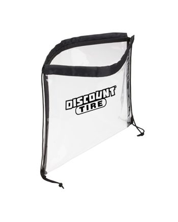 Clear Bag with Drawstring