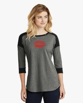 Halo – New Era® Ladies Heritage Blend 3/4-Sleeve Baseball Raglan Tee