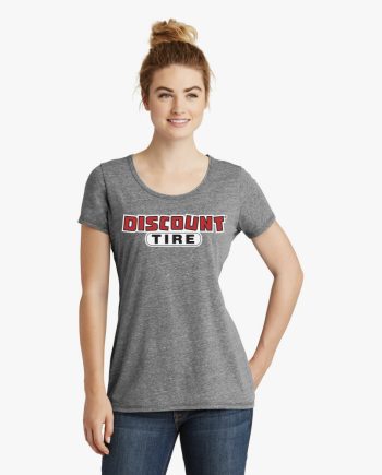 Logo – New Era® Ladies Tri-Blend Performance Scoop Tee