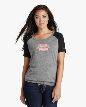 Halo – New Era ® Ladies Tri-Blend Performance Cinch Tee