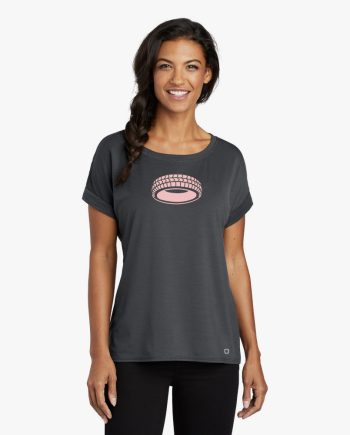 Halo – OGIO ® Ladies Luuma Cuffed Short Sleeve