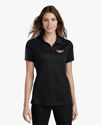 Logo – Sport-Tek® Ladies PosiCharge® Active Textured Colorblock Polo