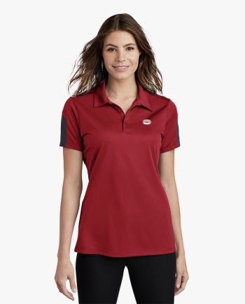 Halo – Sport-Tek® Ladies PosiCharge® Active Textured Colorblock Polo