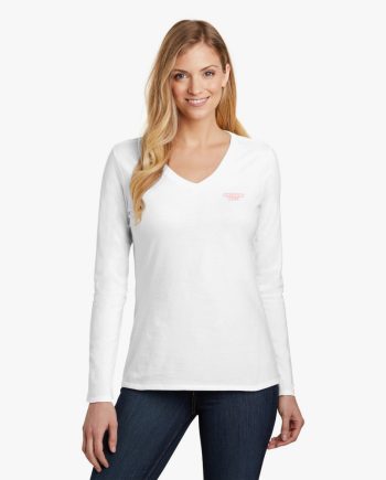 Logo - District ® Women’s Very Important Tee ® Long Sleeve V-Neck