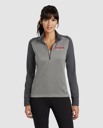 Logo – Nike Ladies Dri-FIT 1/2-Zip Cover-Up