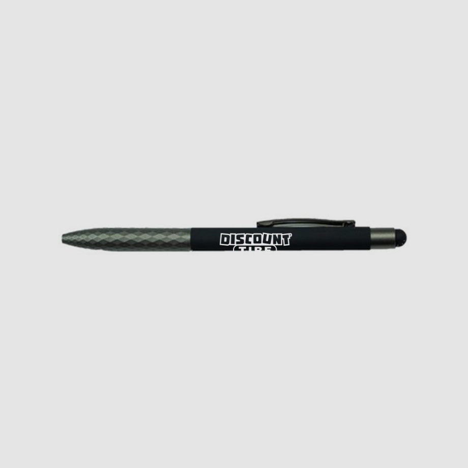 SOFT TOUCH ALUMINUM STYLUS PEN W/ PLASTIC GRIP