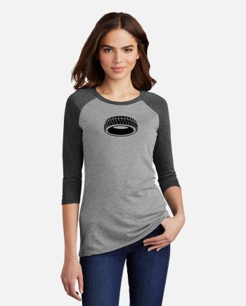 Halo - District ® Women’s Perfect Tri ® 3/4-Sleeve Raglan