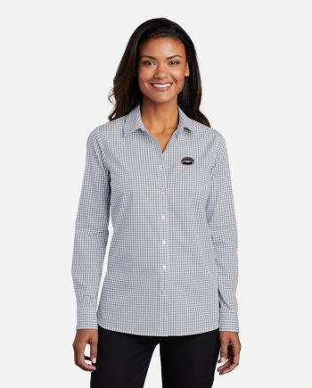 Halo – Port Authority ® Ladies Broadcloth Gingham Easy Care Shirt