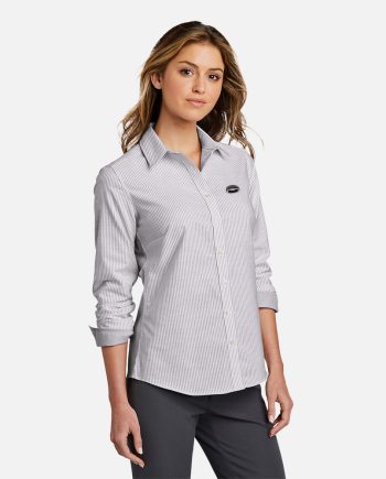 Halo – Port Authority® Ladies SuperPro™ Oxford Stripe Shirt